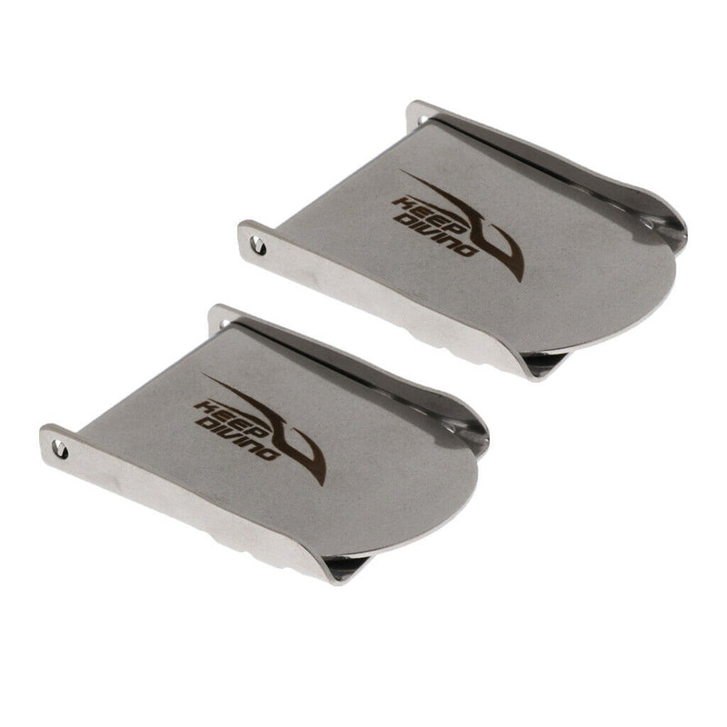 2x Stainless Steel Belt Buckle Replacement For Diving Sailing Water Sports