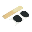 Saxophone mouthpiece plastic with cap metal buckle ree .