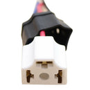 2Pcs H4 9003 Ceramic Female Pigtail Connector Plug Socket Wiring Harness Intrig