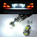 15pcs Car T10 White LED 5050 5smd Wedge Light Bulb W5W 194 168 2825 158 192 New