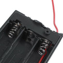 3 Pcs Two Wire ON/OFF Switch 3 x 1.5V AAA Battery Holder Case w Cover P3J5