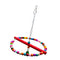 Fun Wooden Swing Bird Stand Parrot Cage Toys for Small to Large Birds Random
