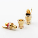 2 Pair 4mm Binding Post Banana Plug Terminal Speaker Test Socket Connector fd