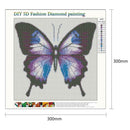 5D DIY Full Drill Diamond Painting Butterfly Cross Stitch Embroidery Mosaic