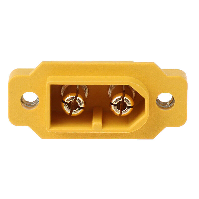 Mountable XT60 Male Plug Connector For Racing Models Fixed Board DIY Spare SEAU