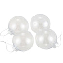 Clear DIY Baubles Shatterproof Seamless Plastic XMAS Ball Home Tree Decor G