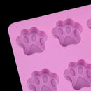 10holes Lovely Dog Paw Soap Cookies Chocolate Silicone Form Cake Decorating ME