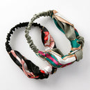 Fashion Summer Bohemian Cross Headband Scarf Elastic Hair Band Retro Floral