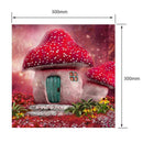 5D DIY Full Drill Diamond Painting Mushroom Cross Stitch Embroidery Kit