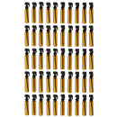 50pcs 1ml Empty Refillable Amber Bottles for Liquid Aromatherapy Fragrance