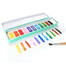 12 Colours Portable With Box Gift Solid Watercolor Set Professional Art Supplies