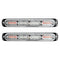 2PCS Car Truck LED Warning Hazard Strobe Flashing Lamp Bar Beacon White