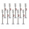 10Pcs Standard 1:87 Mini Electric Line Pole For Train Park Layout HO Scale