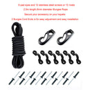 Marine Kayak Rigging Deck Bungee Kit Tie Down String Nylon Padeyes Rivets