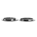 2x Guitar Soundhole Insert Speaker Grills for Resonator Dobro Guitar Chrome