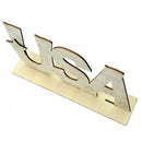 Wooden American Independence Day DIY English Alphabet Home Decoration Craft