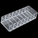 New 8 Slot Acrylic Compact Holder Powder Eye Blush Makeup Case Storage Orga