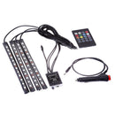4 LED Strip Car SUV Interior RGB Atmosphere Decorative Light Neon Lamp 12V