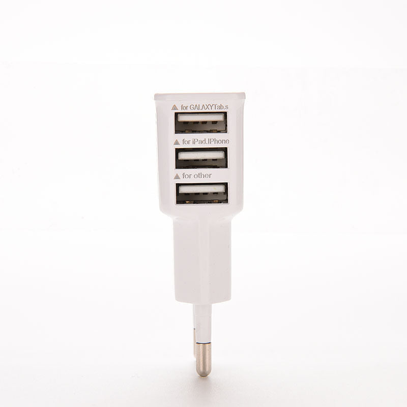 New Mobile Cell Phone USB Wall Travel AC Charger Adapter EU Plug 3 Po â„–[