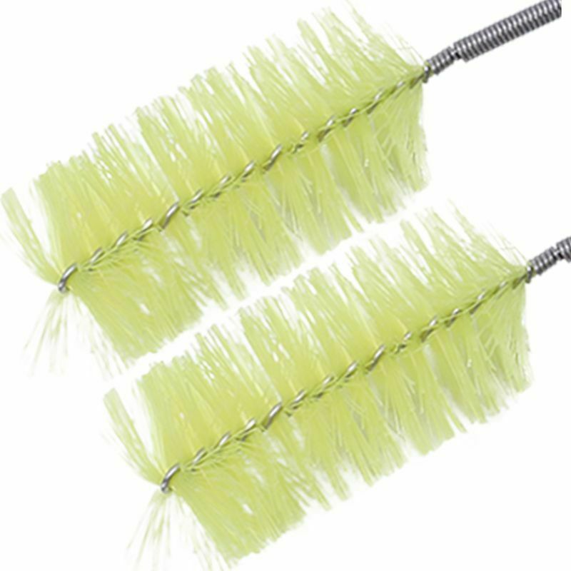 Aquarium Filter Pipe Air Hose Cleaning Brush, 55.1-inch, Yellow