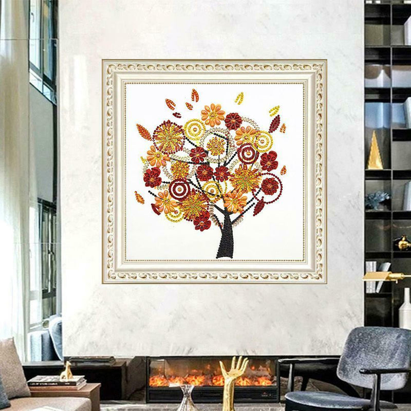 5D DIY Special Shaped Diamond Painting Tree Cross Stitch Mosaic Craft Kits