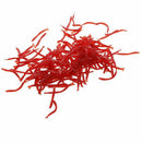 hot-selling 200pcs Smell red worm lures 2.3cm soft bait carp fishing lure s