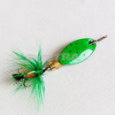 Lot 4pcs Fishing Spinner Spoon Baits Lures Fishing Swim Bait Lure CrankbaitB sp