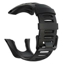 Silicone Watchband Strap w/Buckle for Suunto Ambit Series 1/2/3 (Black)