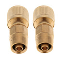 2pcs Brass Garden Expanding Hose Joint Male Pipe Adaptor Repair
