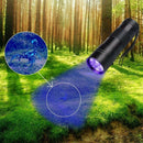 Black Light Uv Flashlight Uv Light,12 Led Ultraviolet Urine Detector For Do P7Q3