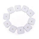 10x Silicone Gel Tens Units Electrode Replacement Pads For Massagers LJ