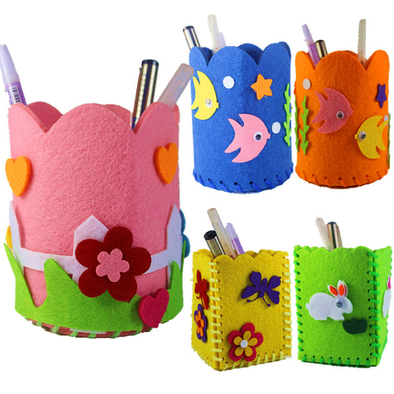 Handmade Pen-Pot Holder Containers Desks Organizer Early Educational HandcraftOZ