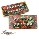 Pack of 2 Electric Guitar Neck Bridge Pickup 50mm+52mm Luthier Supply