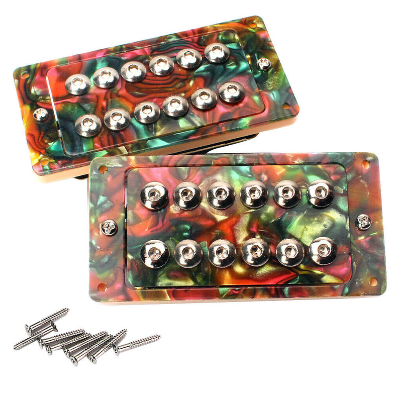 Pack of 2 Electric Guitar Neck Bridge Pickup 50mm+52mm Luthier Supply