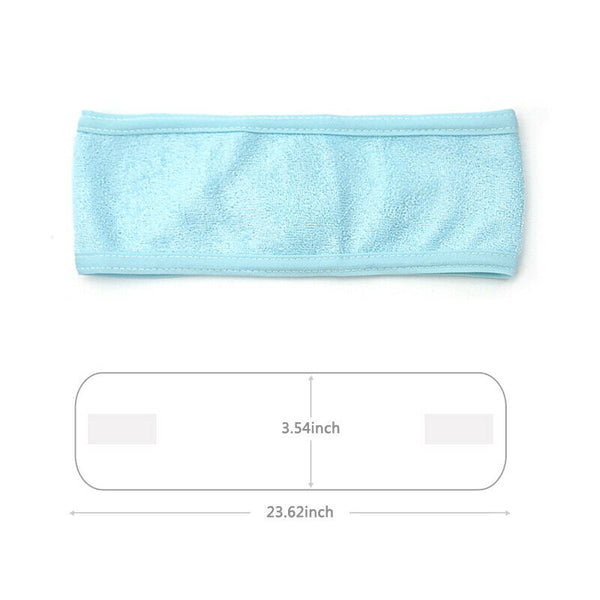 Women Towel Hair Band Wrap Wide Headband Spa Bath Shower Yoga Sport Make Up Wrap