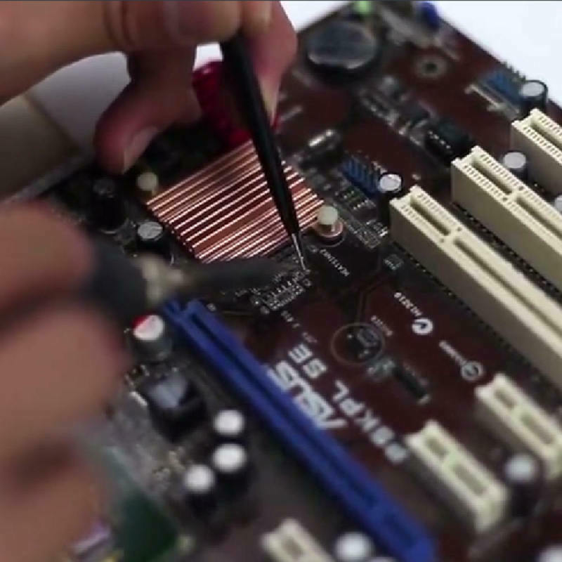 9Pc Precision ESD Anti-Static Stainless Steel Tweezers Kits for Electronic