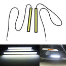 2pcs 1w High Power White COB LED Daytime Running Lights Lamps DRL 14cm
