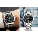 Lige Watch Men'S Fashion Sport Steel Leather Casual Business Quartz Wristwa