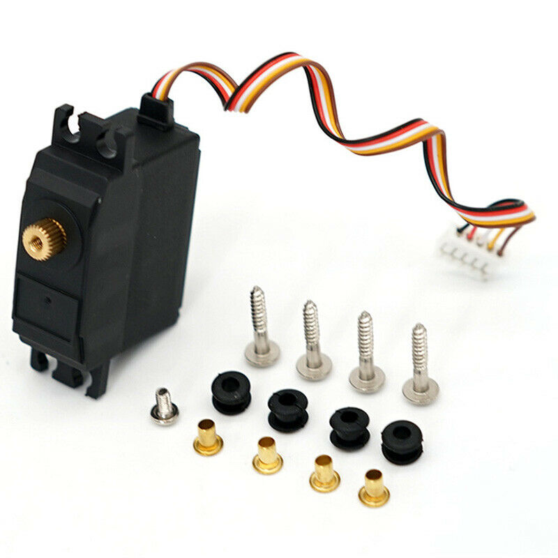 For WLtoys 12428 12423 25G Electric Servo Motor Upgraded Metal Steering Gea W7P5
