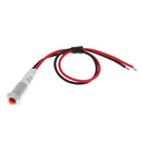 Car Truck 12V 10mm Yellow LED Dash Panel Indicator Warning Light with Wrie