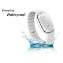 Intelligent Mosquito Bug Repellent Wristband Pest Control Bracelet (White) A