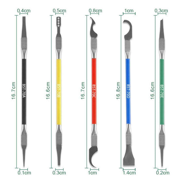 5 in 1 IC Chip Repair Thin Blade CPU Remover BGA Maintenance Glue Remover #gib