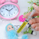 4Pcs  Syringe-shaped Ballpoint Pens Cute Creative Ball Point Pen Black Supply