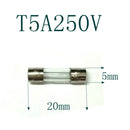 100x T5A 5x20mm Fast-blow Fuses Assorted Set Auto Cars Action Insurance