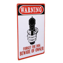 20x30cm Retro Metal Tin Sign Plaque WARNING Poster Tavern Bar Man Cave Decor