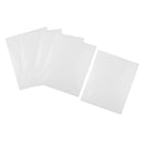 5pcs ABS Styrene Plastic Flat Sheet Plate Craft 0.5mm x 200mm x 250mm, White