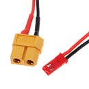Pair of RC Lipo Battery Charge Cable 13cm XT60/XT-60 Male/Female to JST Plug