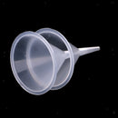 3 Pieces Mini Clear Plastic Funnels for Fragrance Essential Oils Lab Bottle