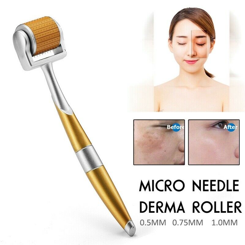 Mini Anti Ageing Needle Derma Roller Pen Titanium Skin Care,0.75Mm B8U6