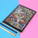 DIY Phoenix Special Shaped Diamond Painting 50 Pages A5 Notepad Notebook